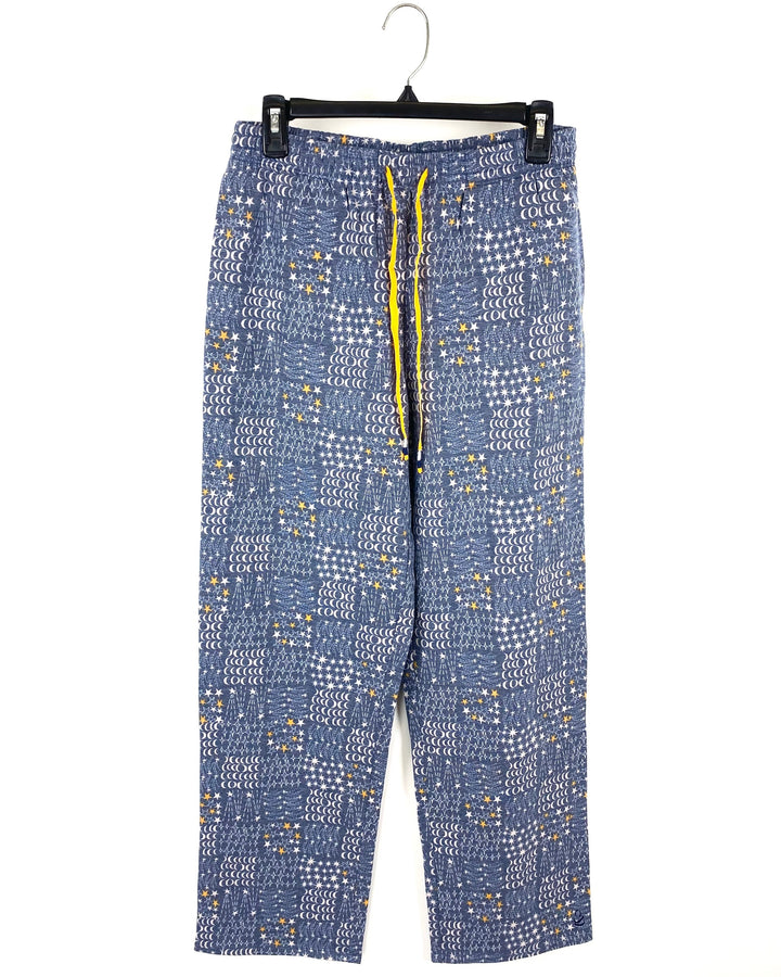 Blue and Yellow Sweatpants - Extra Small and Small