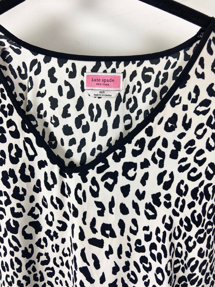 Black and White Caftan - Extra Small / Small
