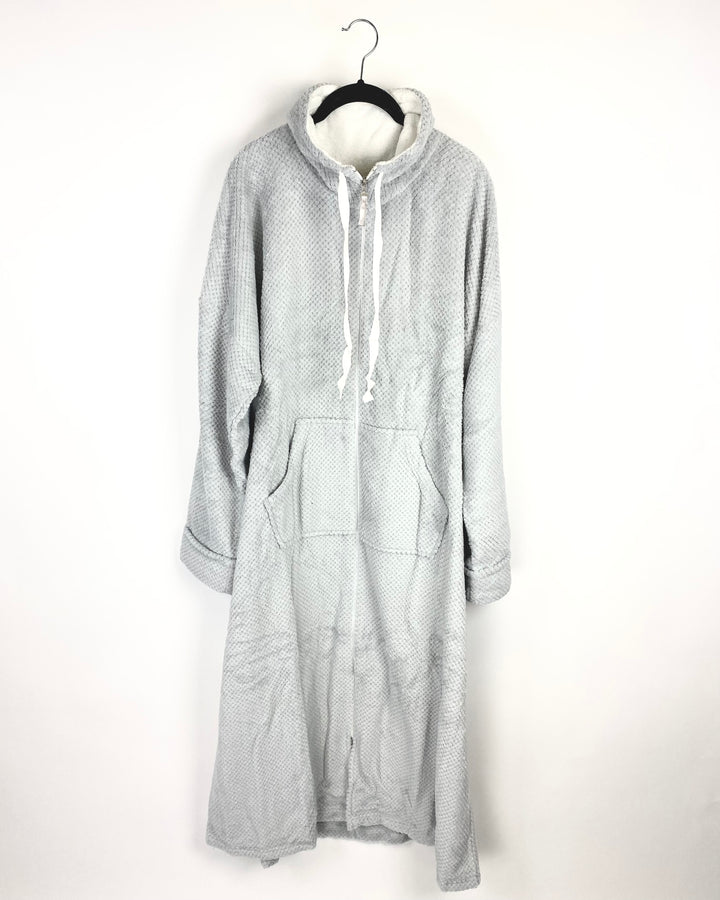 Grey Long Sleeve Robe - Small
