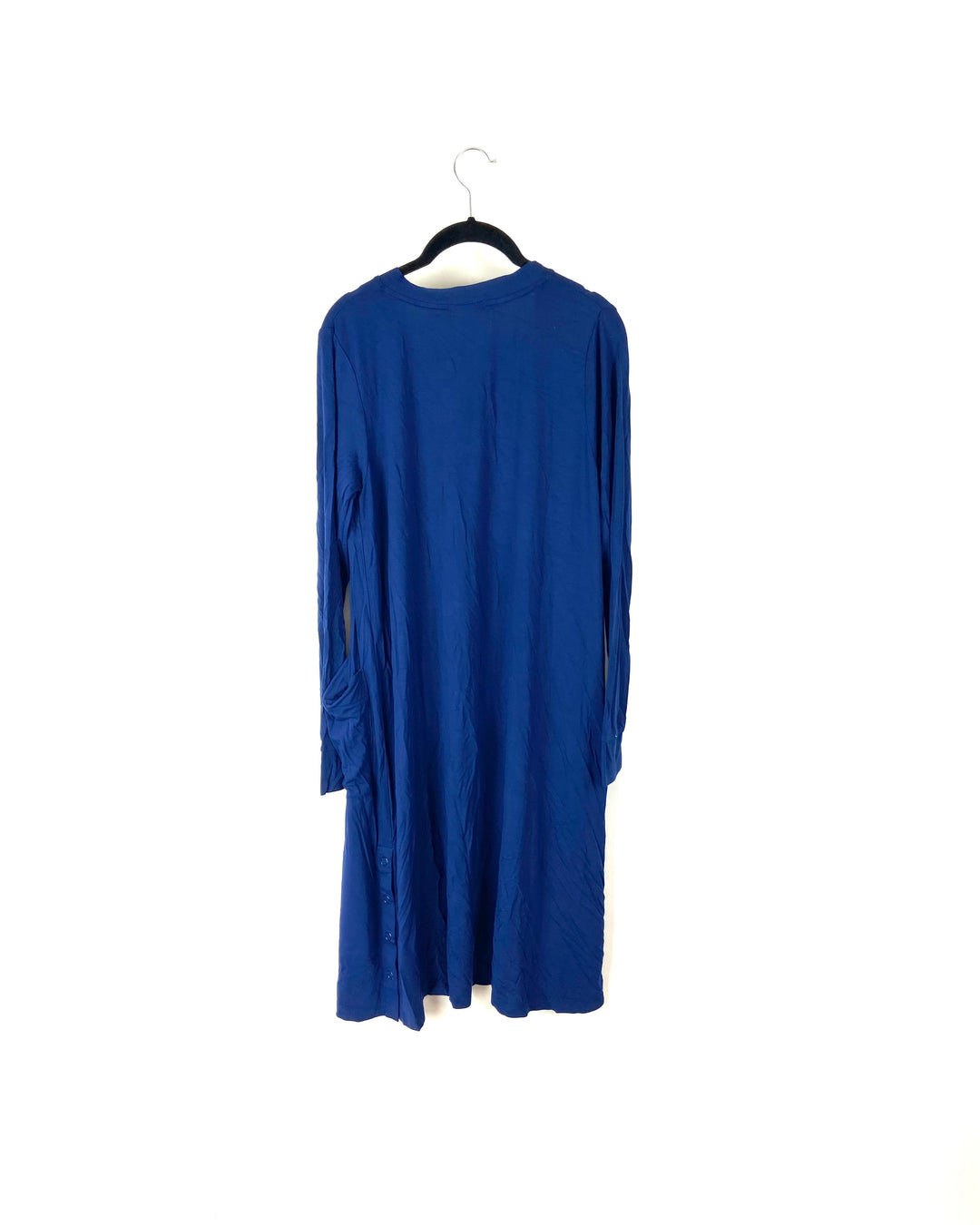 Navy Blue Long Cardigan - Small