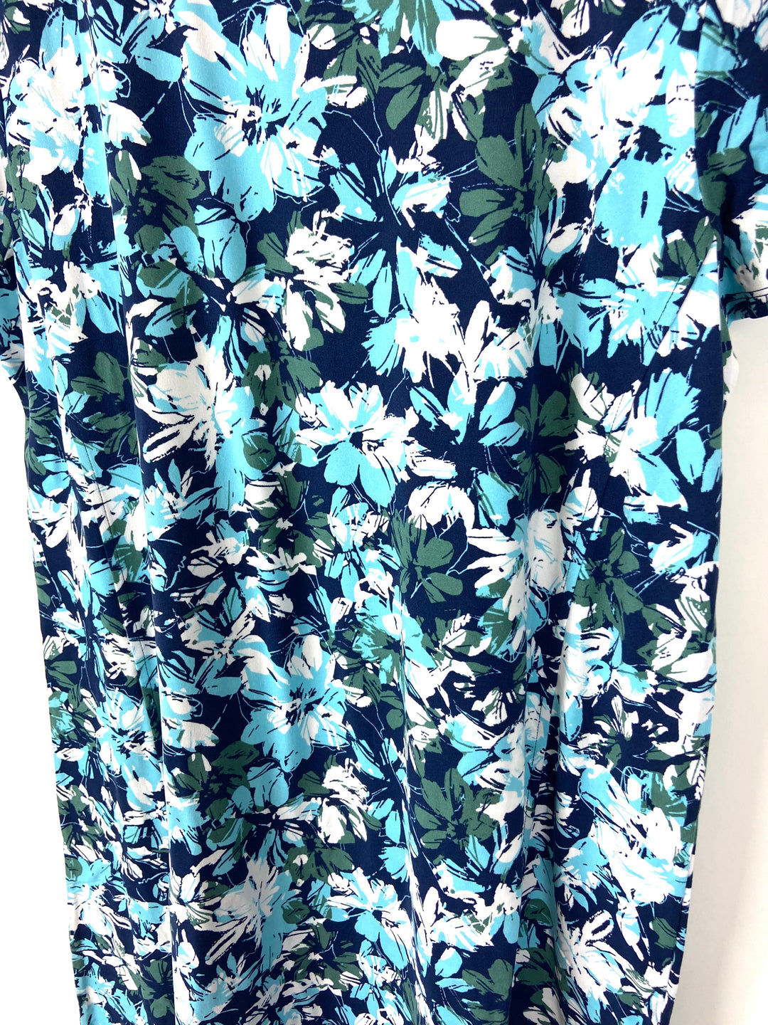 Blue and Green Floral Maxi Dress - Size 2/4, 6/8 and 18/20