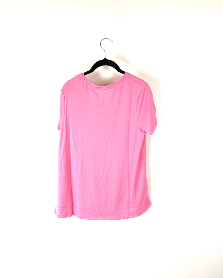 Light Pink Short Sleeve Top - Size 6/8