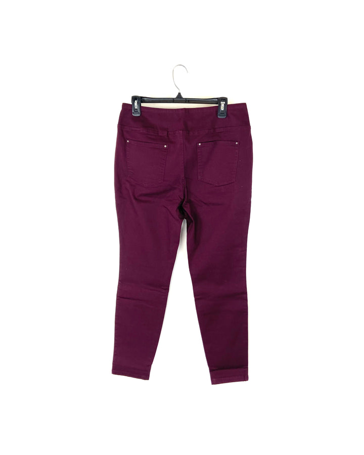 Maroon Pants - Size 12/14