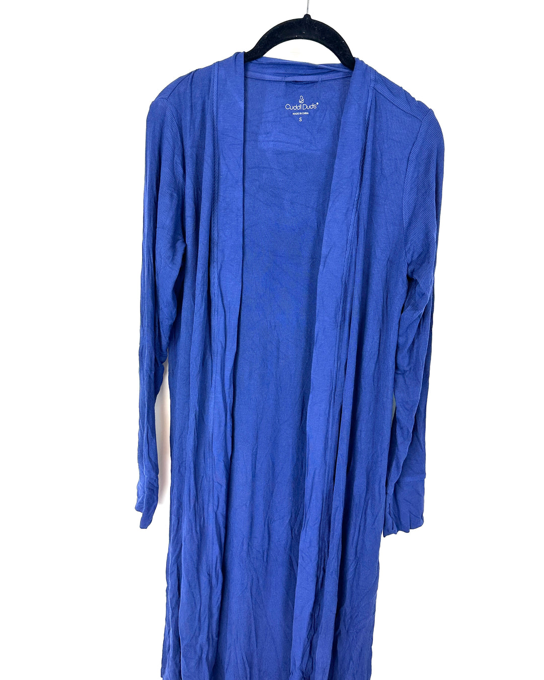 Navy Blue Ribbed Cardigan - Size 4/6