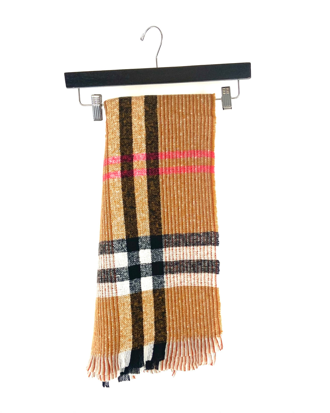 Brown Striped Scarf