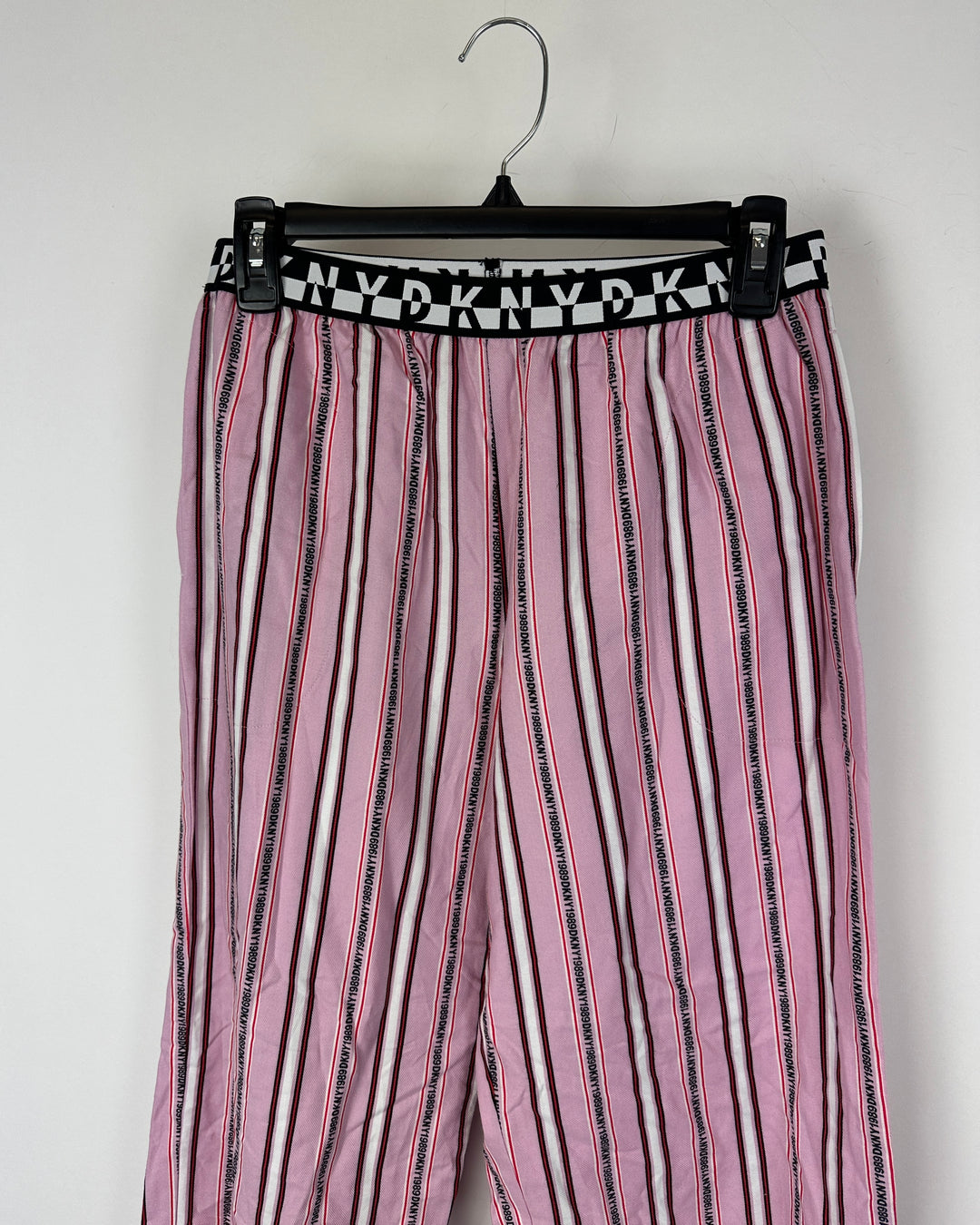 Multi Color Logo Striped Pajama Pants - Small