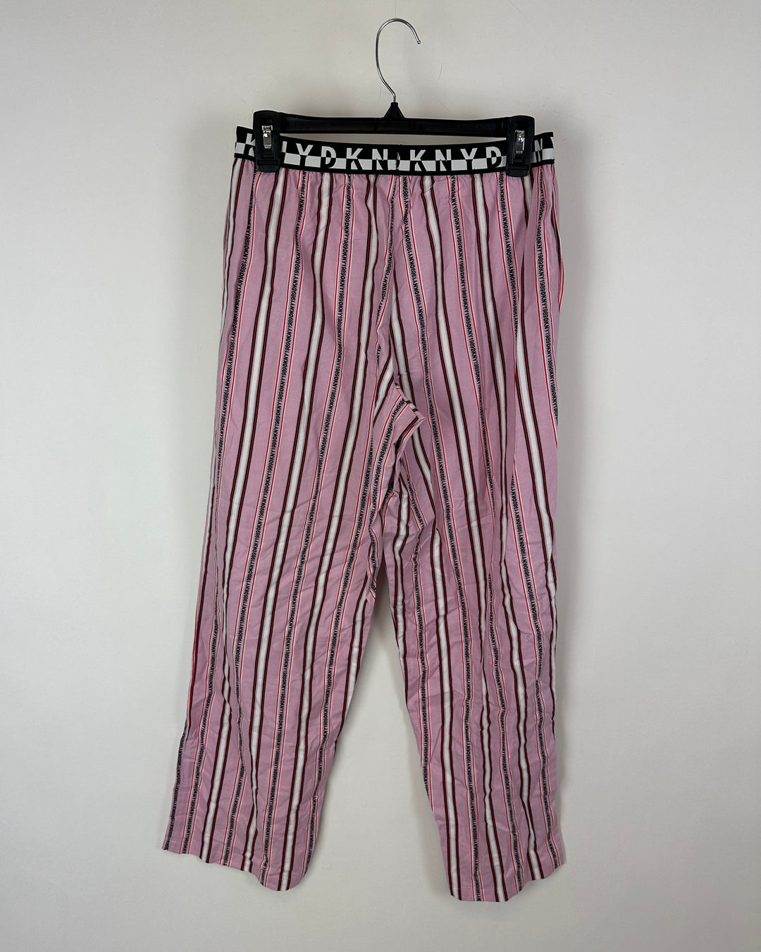 Multi Color Logo Striped Pajama Pants - Small