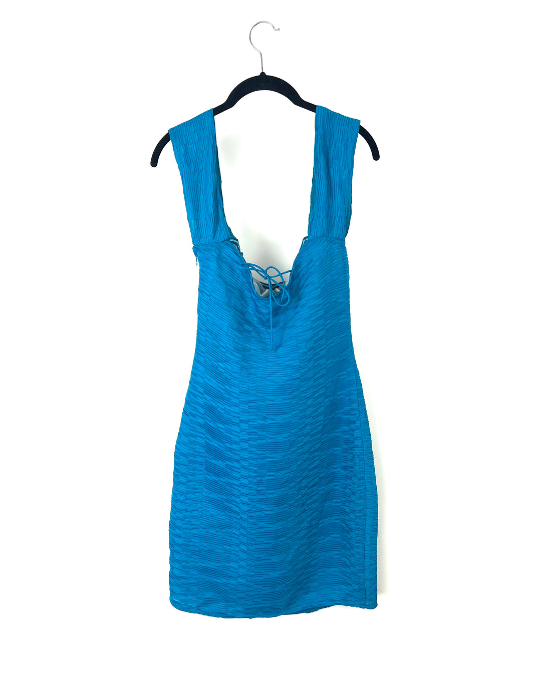 Bright Blue Sleeveless Bodycon Mini Dress - Size 6