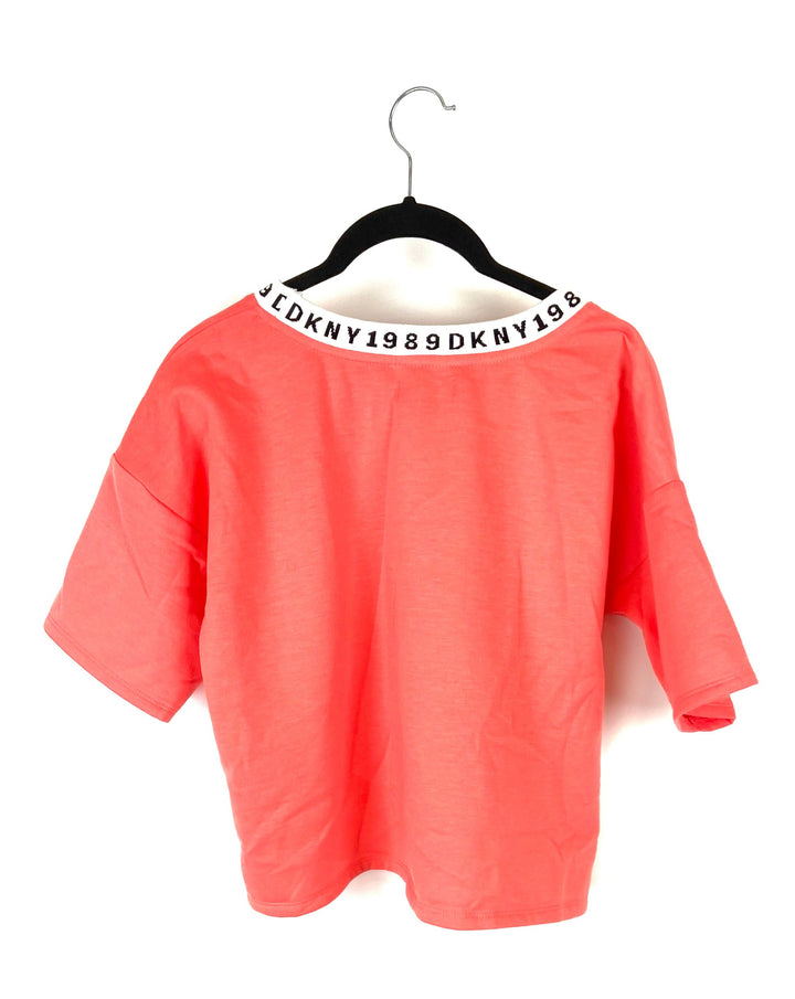 Coral Short Sleeve Top - Small