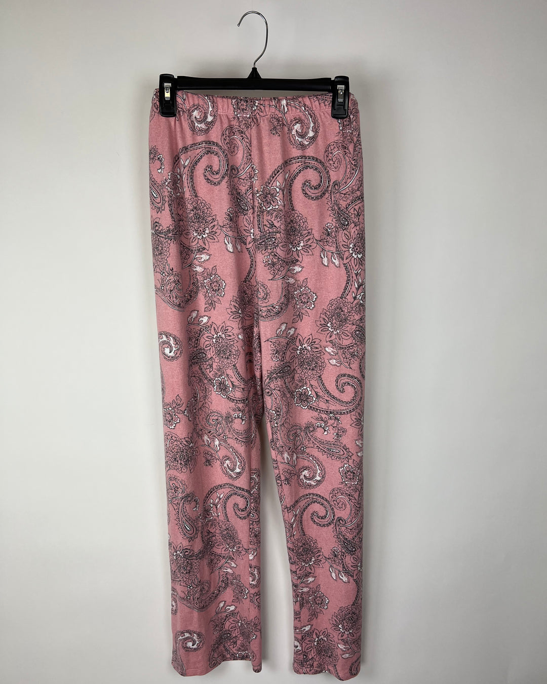 Pink Paisley Printed Pajama Lounge Set - 1x