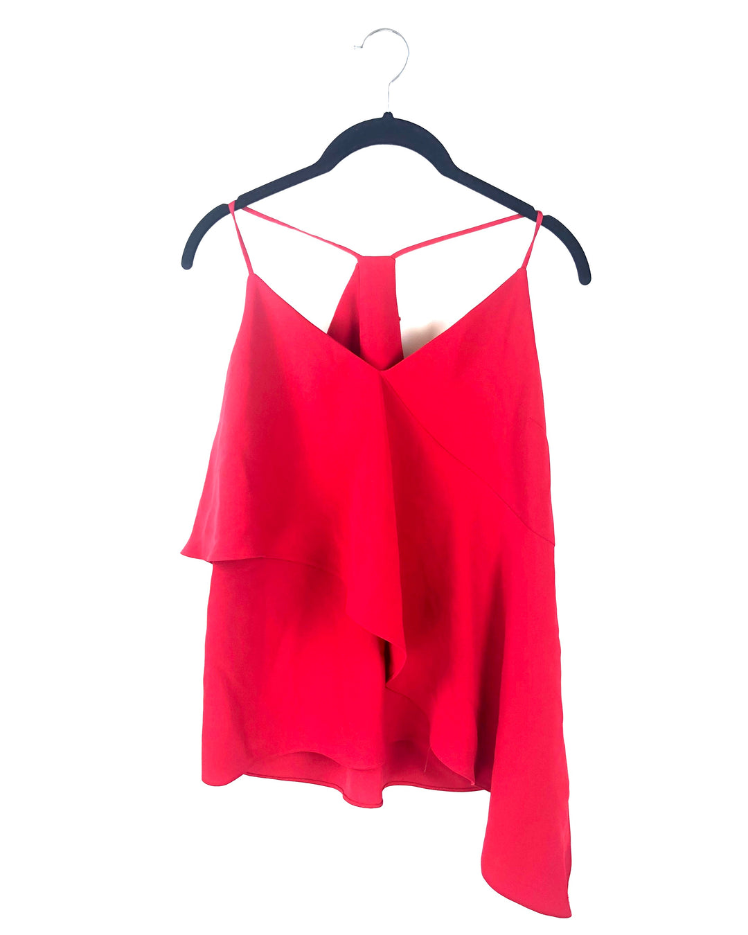 Red Ruffle Top - Small