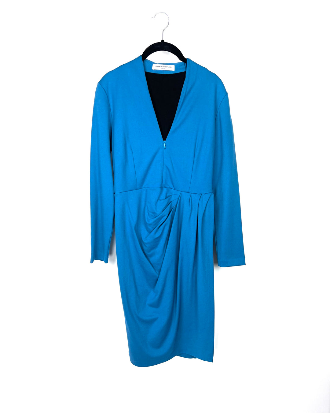 Teal Long-Sleeved Dress - Size 4-6