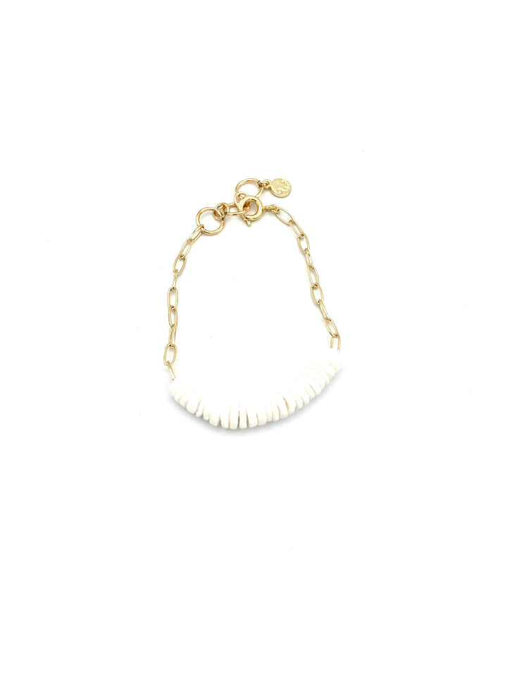 Neutral Beaded Necklace and Bracelet Set