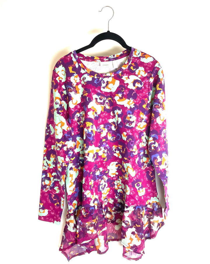 Floral Print Long Sleeve - Small
