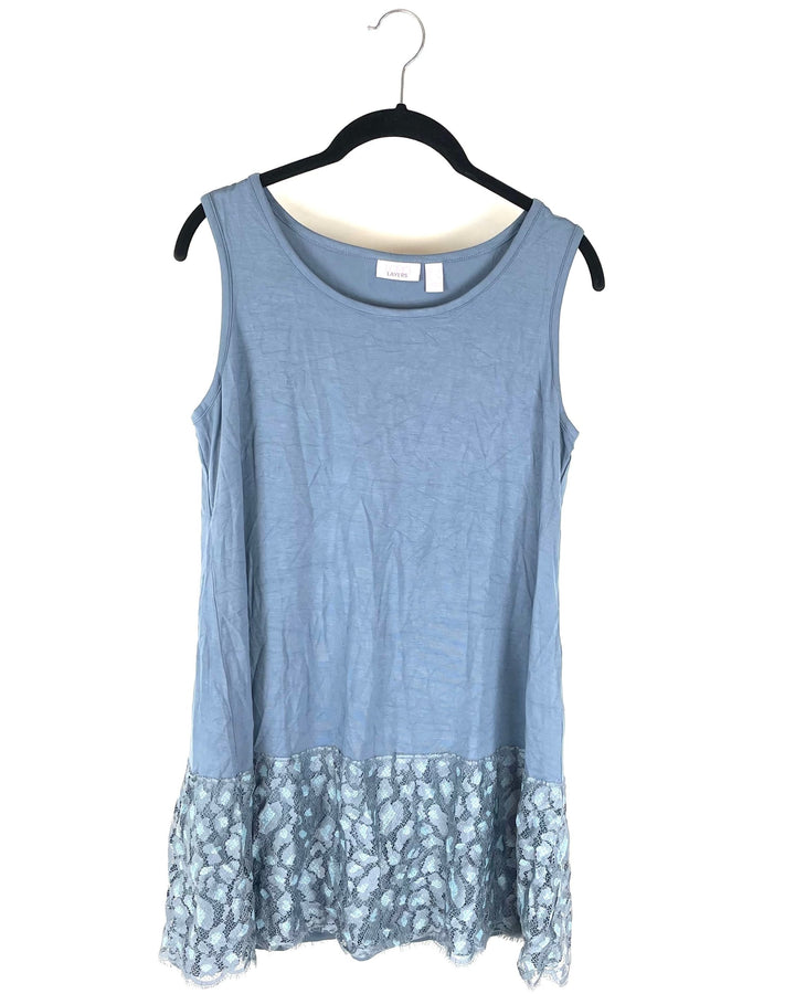 Light Blue Tank Top - Size 6-8