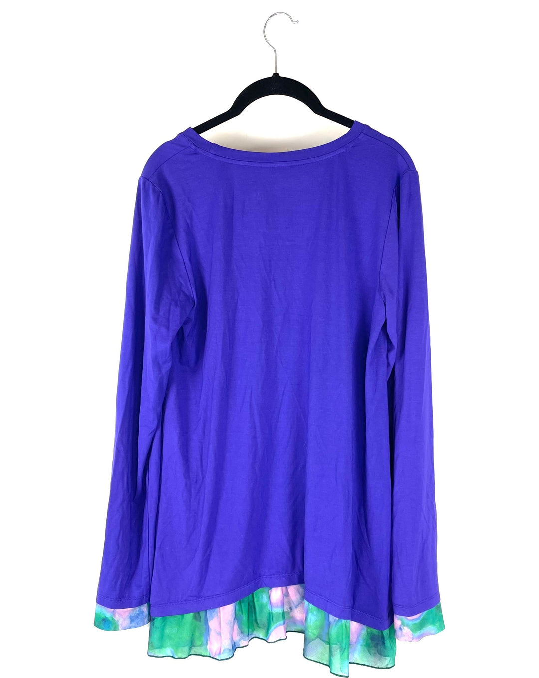 Purple Long Sleeve Top - Size 6-8