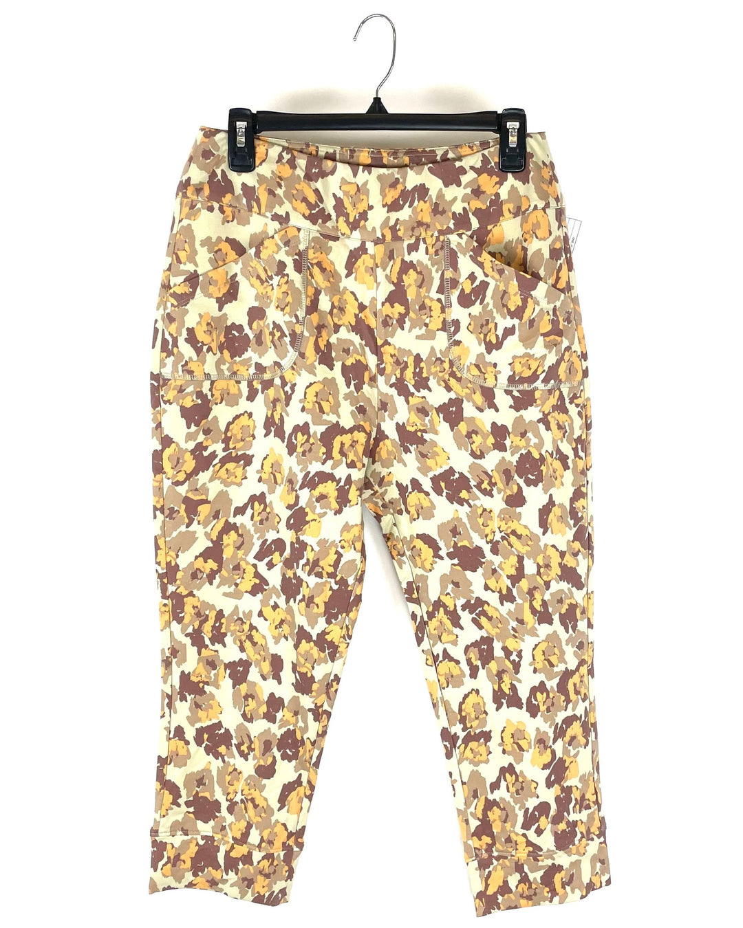 Animal Print Capri Sweatpants - Size 6-8 and 1X