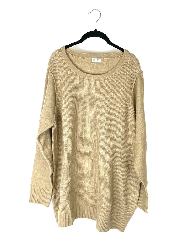 Beige Sweater - 1X