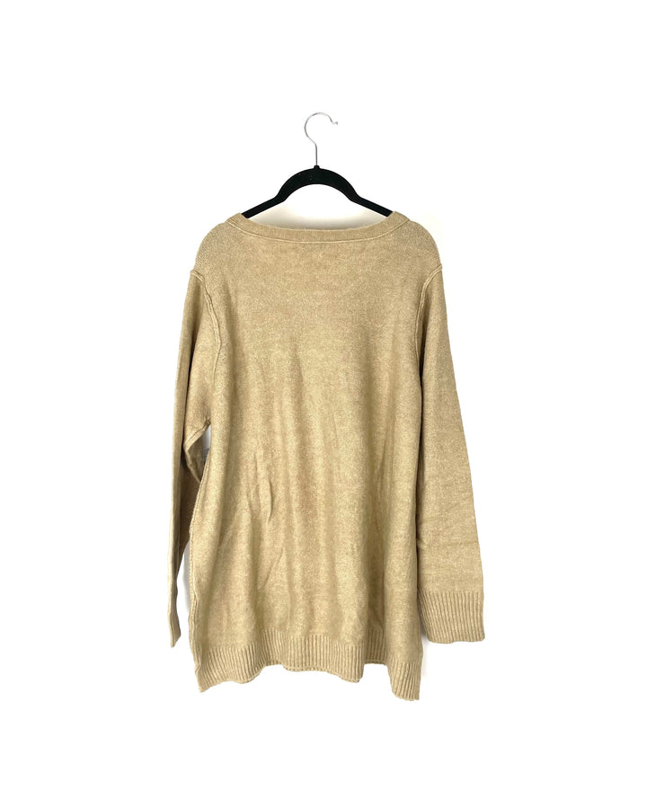 Beige Sweater - 1X