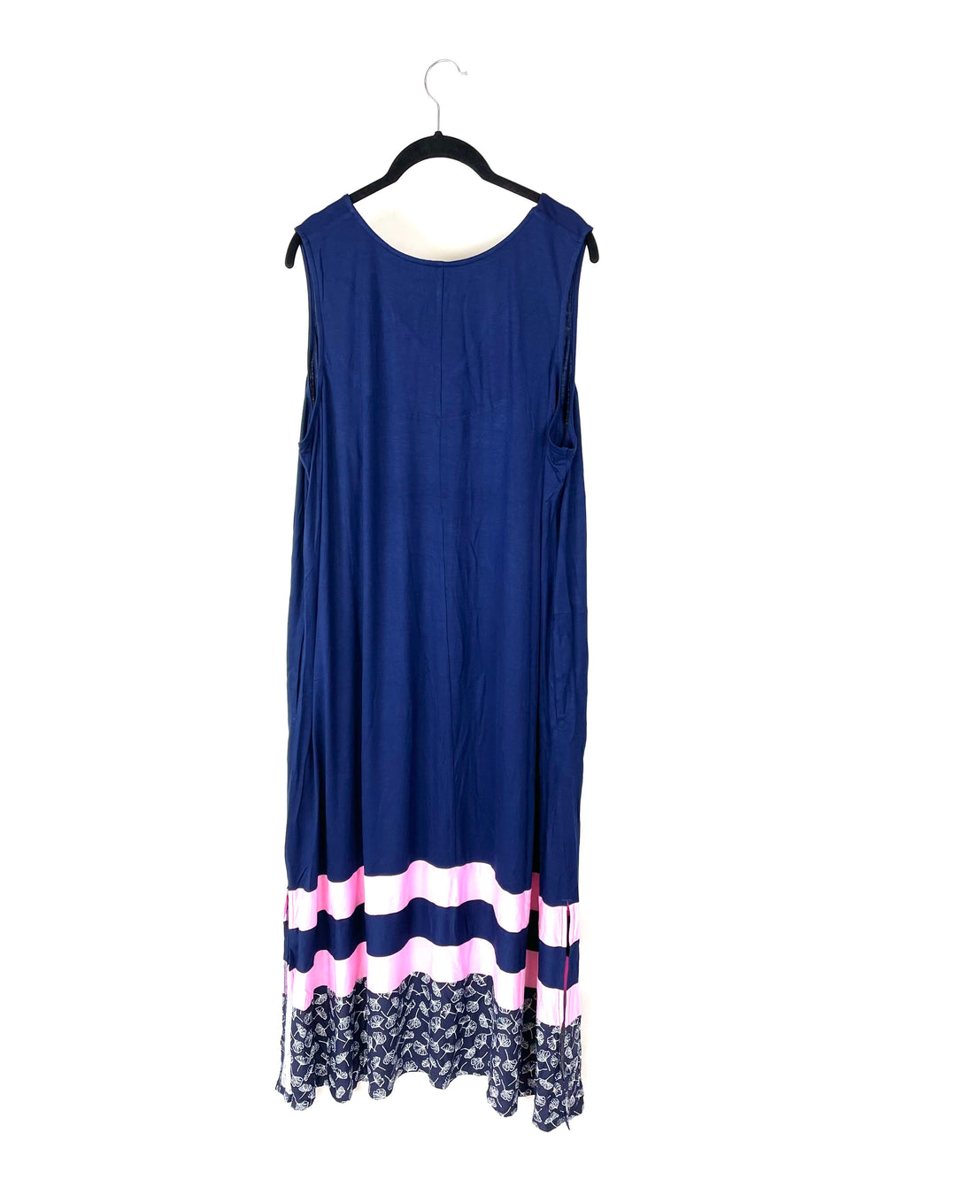 Blue Tank Top Lounge Dress- 1X