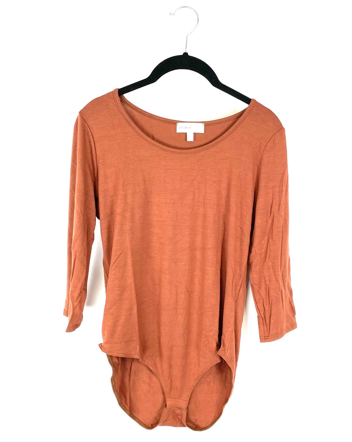 Burnt Orange Bodysuit - Extra Large