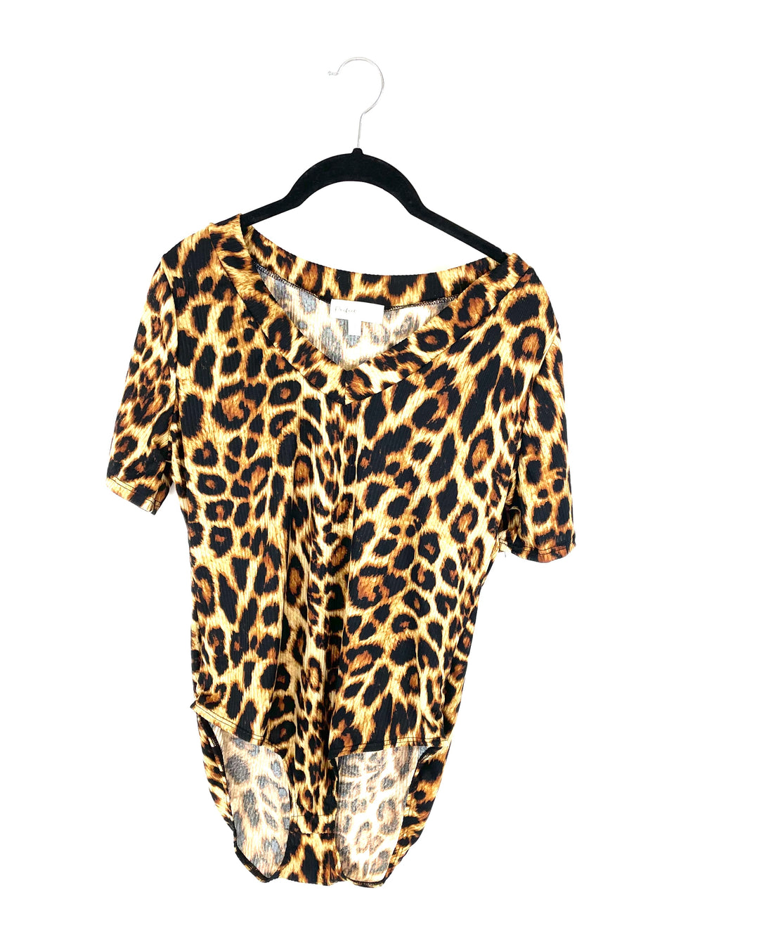 Cheetah Print Bodysuit - Large