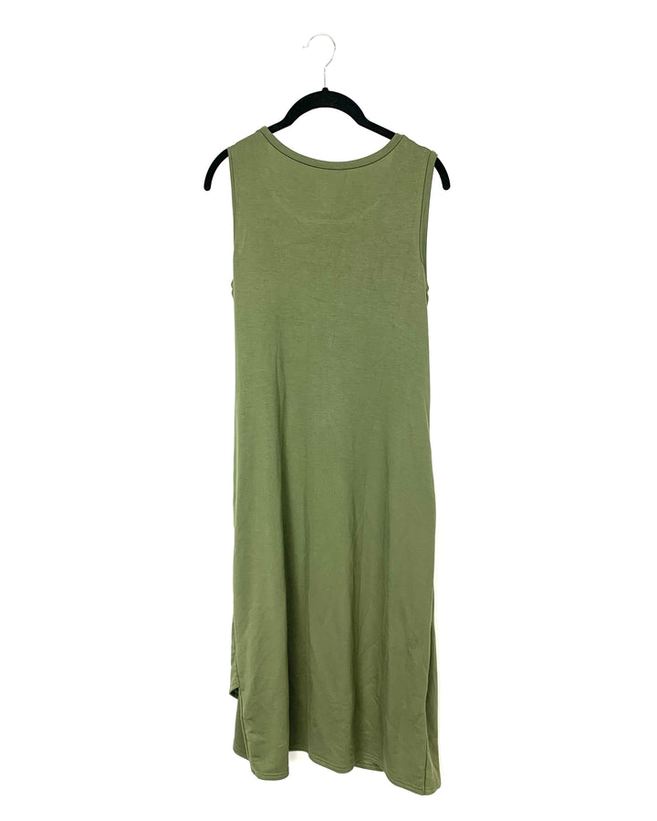 Green Sleeveless Dress - Large/Extra Large