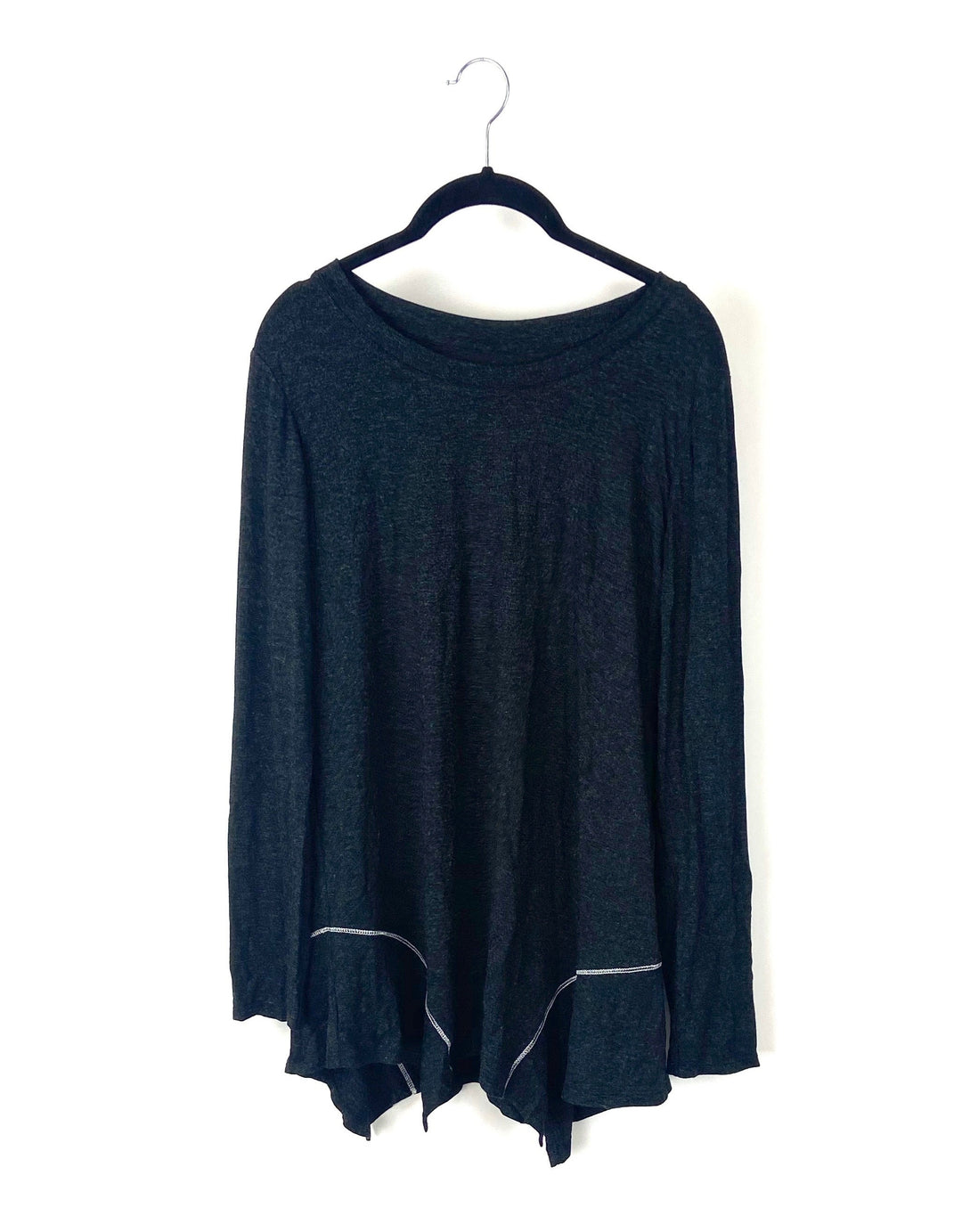 Long Sleeved Asymmetrical Top - Small