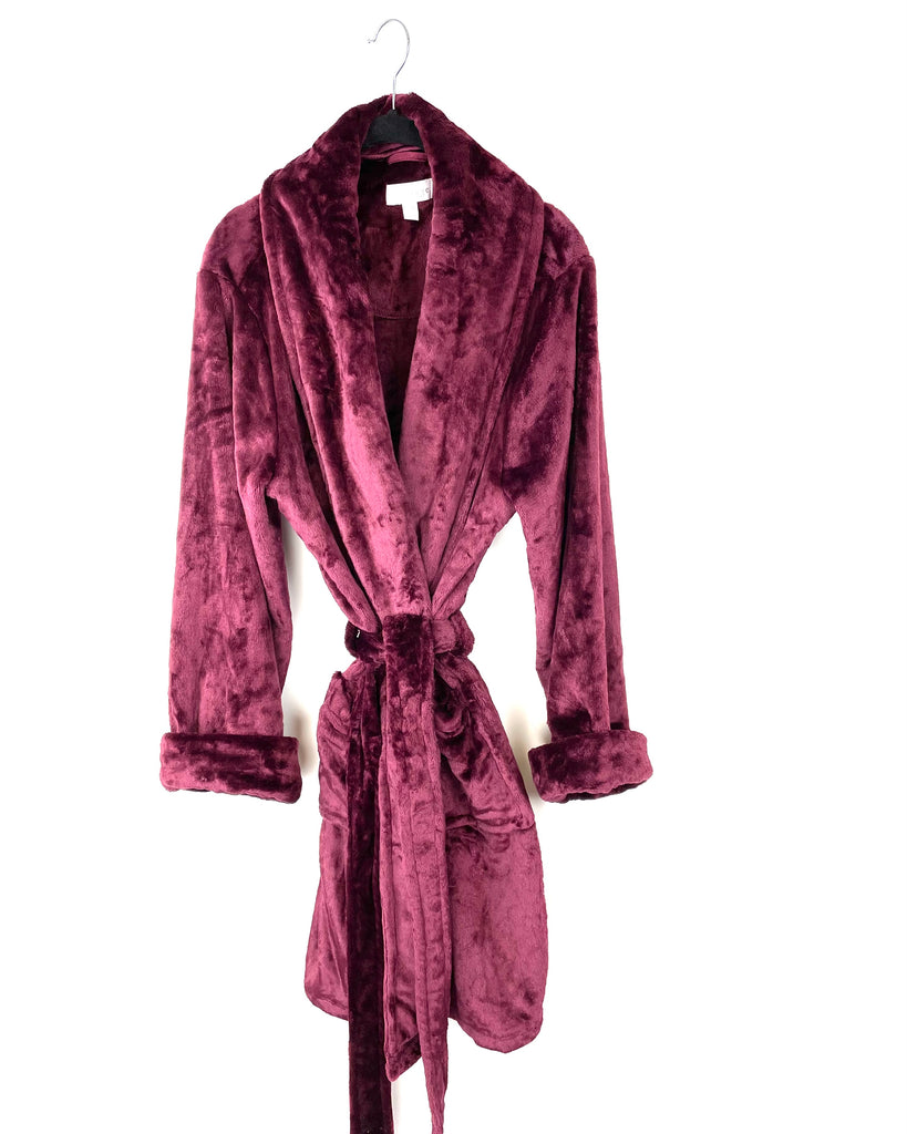 burgundy velvet dressing gown Burgundy Velvet Long Prom Dress Burgundy, Velvet Formal Evening Dress US 10 / Custom Color main image 1