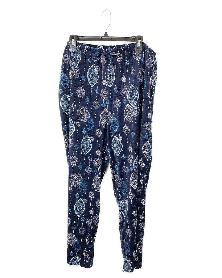 Blue Pajama Pants - 1X