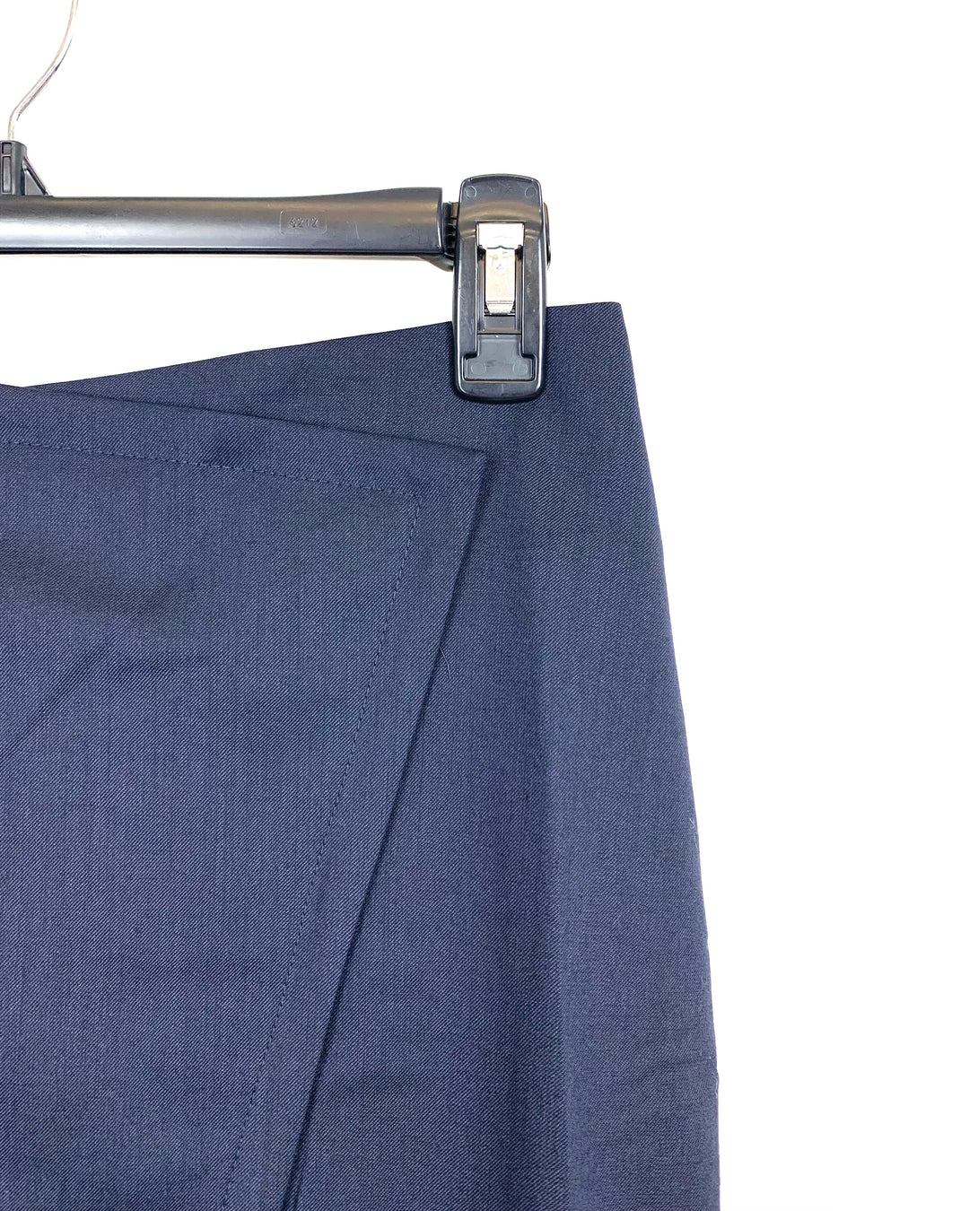 Navy Blue Midi Skirt - Size 4