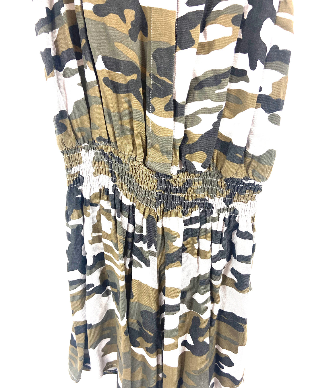 Green Camo Romper - Small