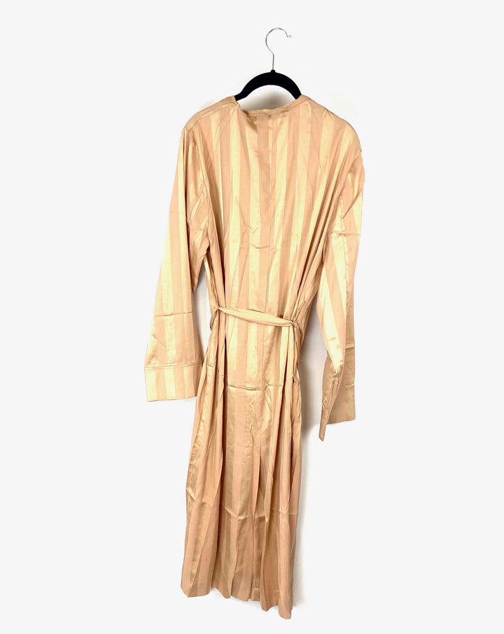 Gold Striped Robe - Medium and Large