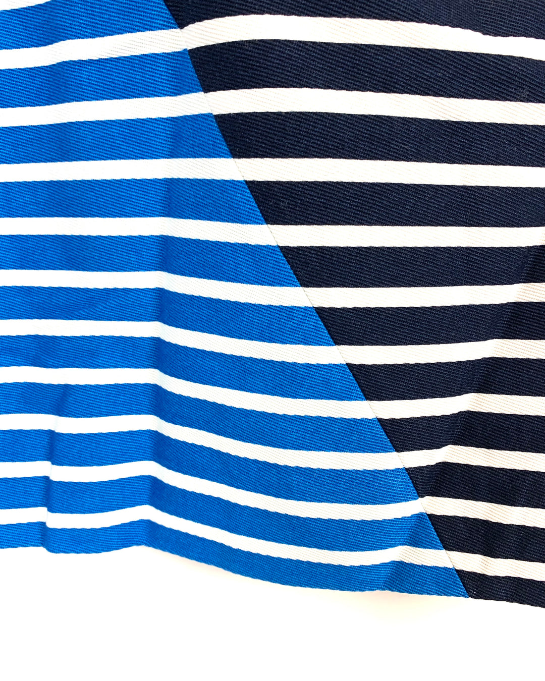 Blue and Black Skirt with Stripes - Size 4