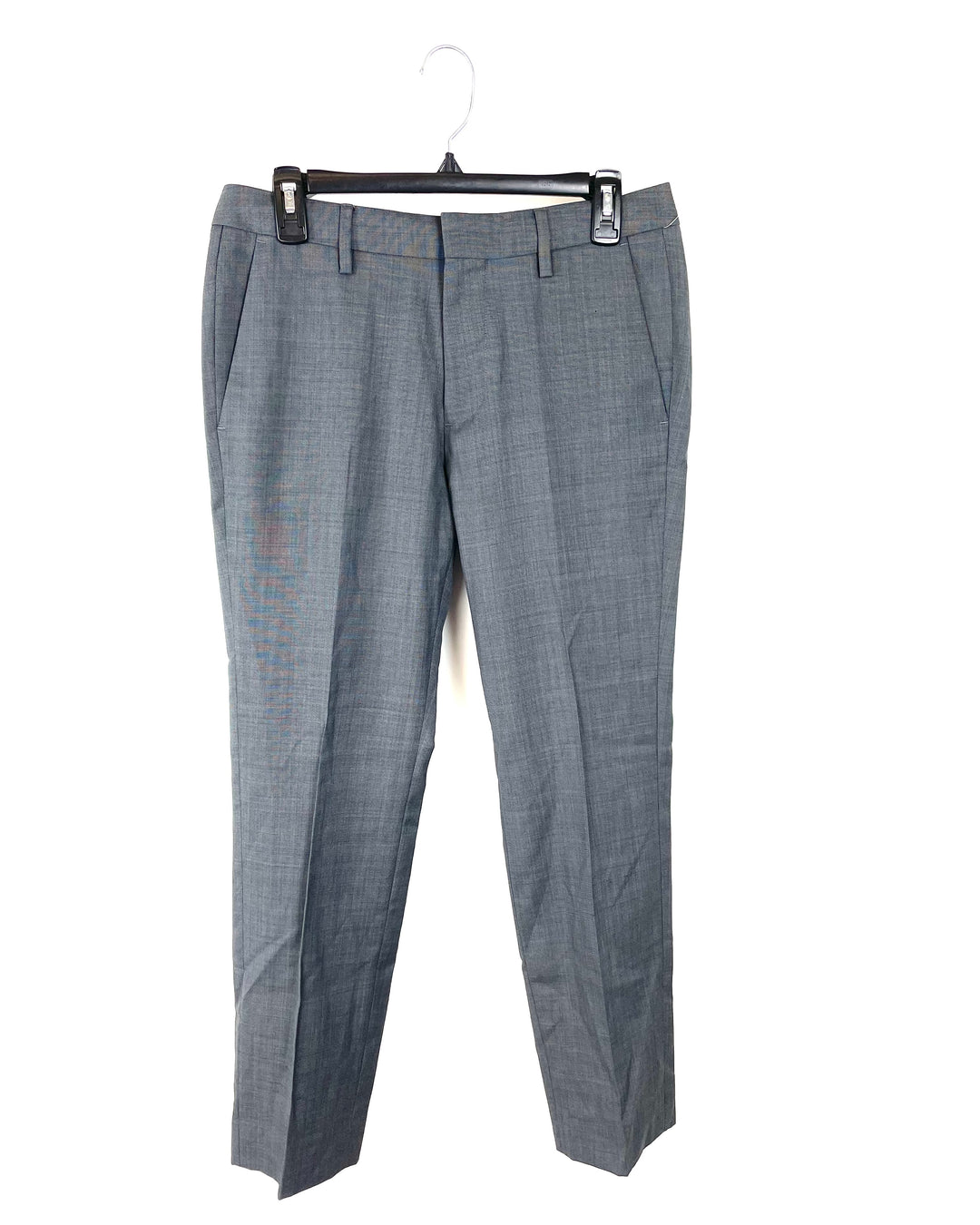 MENS Tailored Fit Dark Heather Grey Dress Pants - 30/28