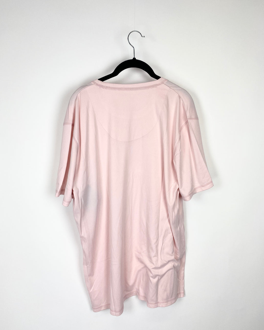 MENS Light Pink Short-Sleeved Shirt - Medium