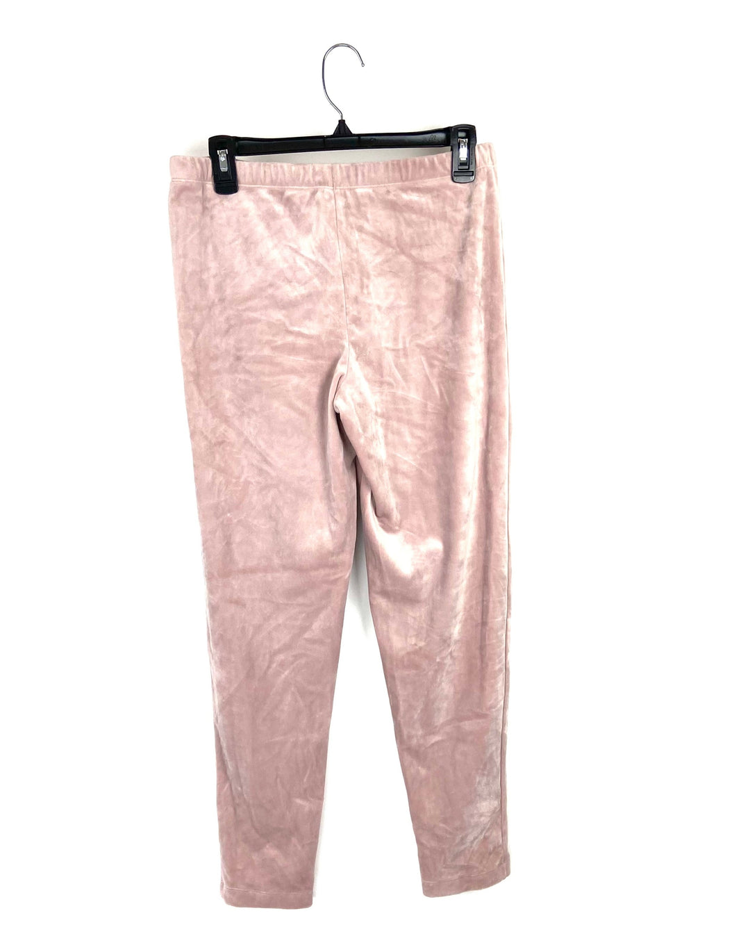 Velour Light Pink Leggings- Small and 1X