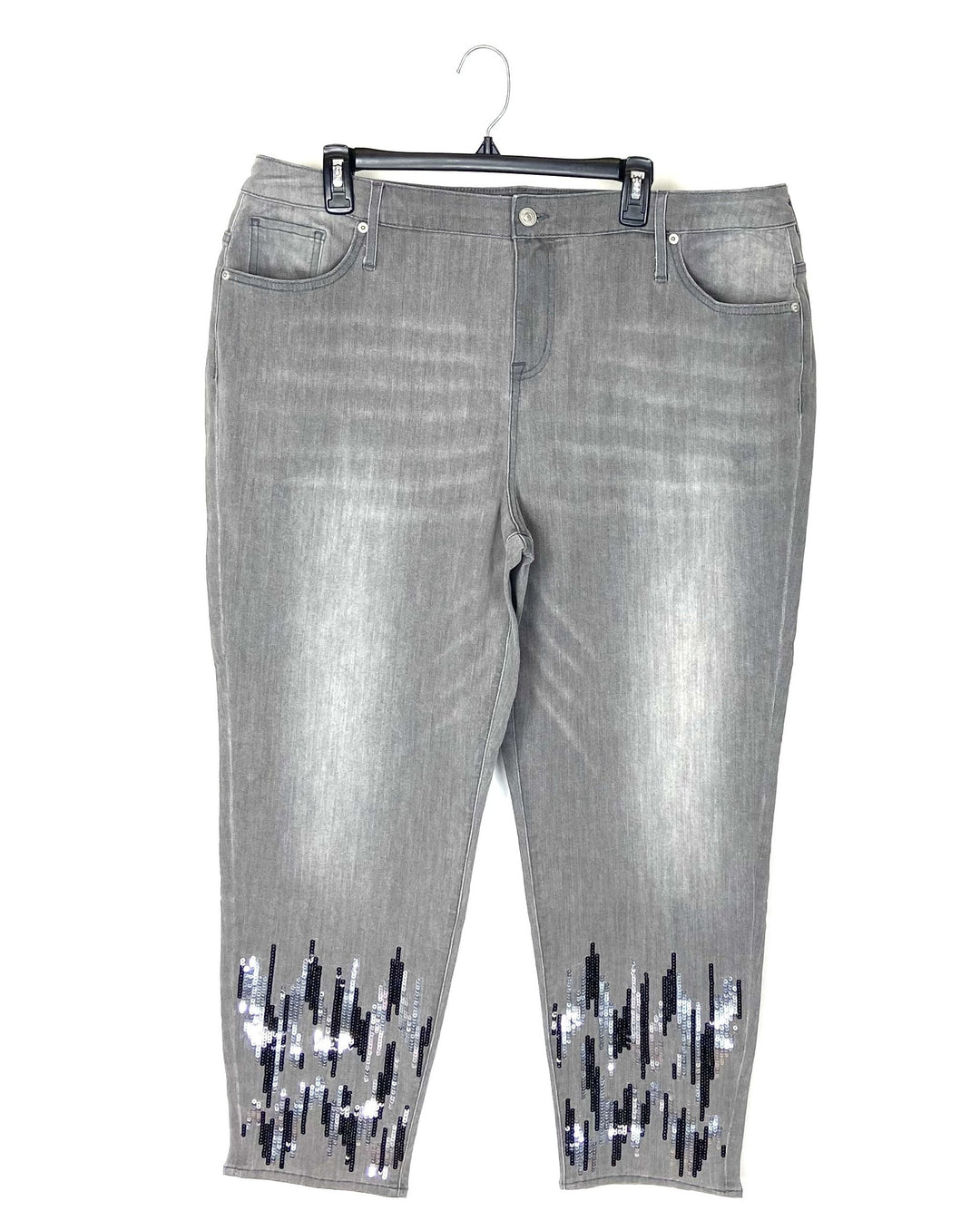 Grey Flare Jeans - 20W