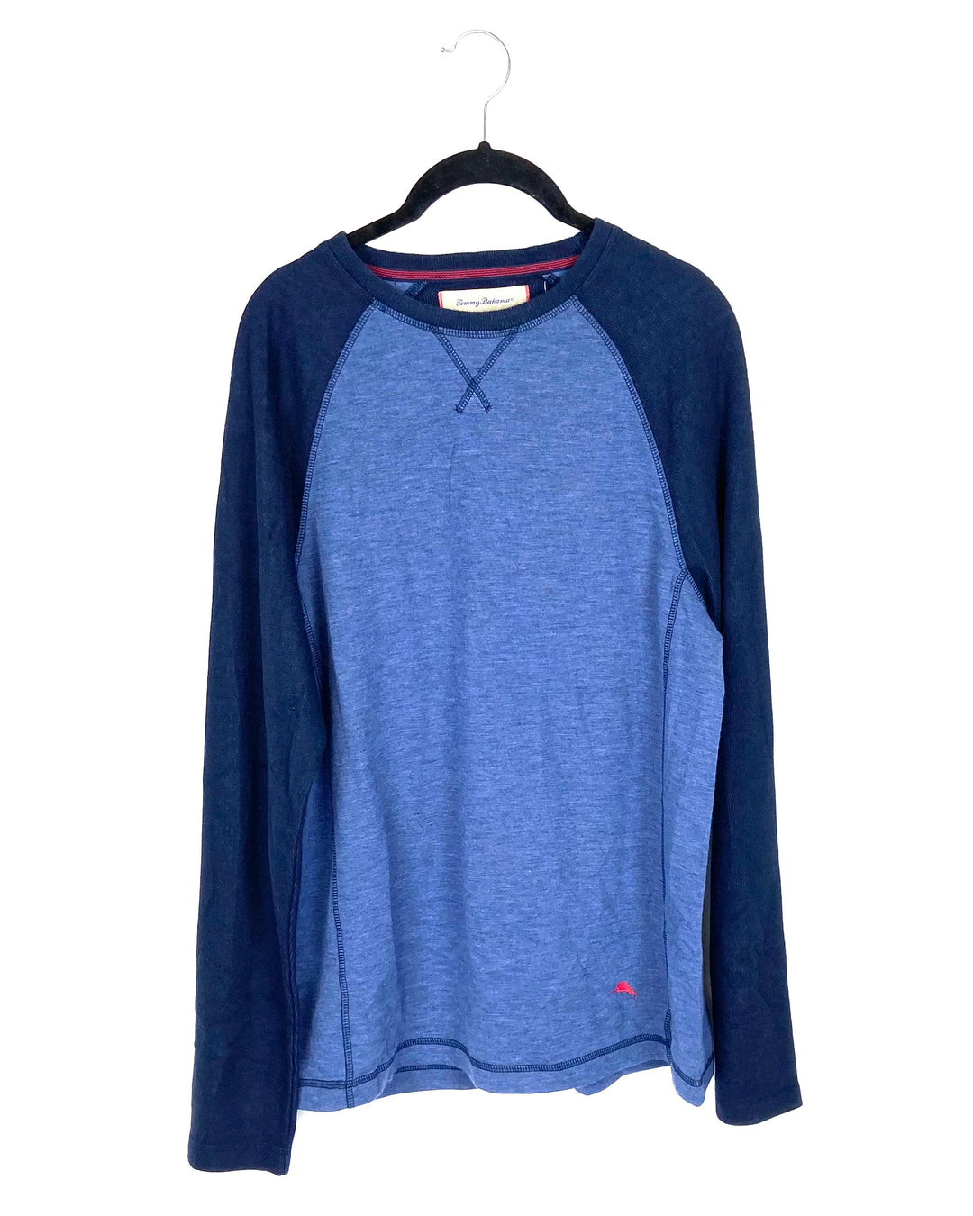 MENS  Blue Long Sleeved Top - Small