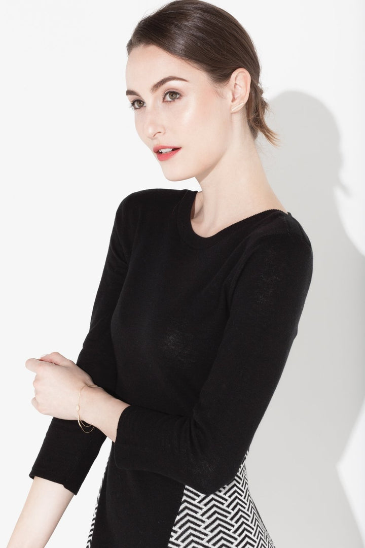 Tove & Libra Fit And Flared Black and White Dress- Size XS, L, XL - Donated From Designer - The Fashion Foundation