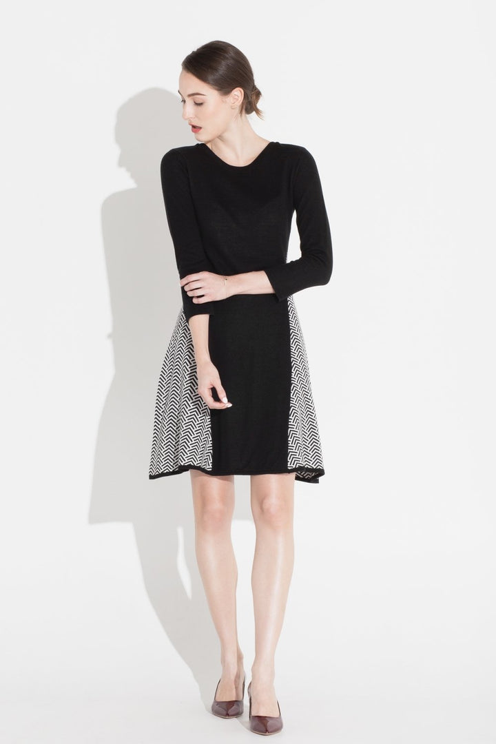 Tove & Libra Fit And Flared Black and White Dress- Size XS, L, XL - Donated From Designer - The Fashion Foundation