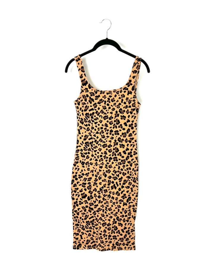 Cheetah Print Bodycon Dress - Small and Medium