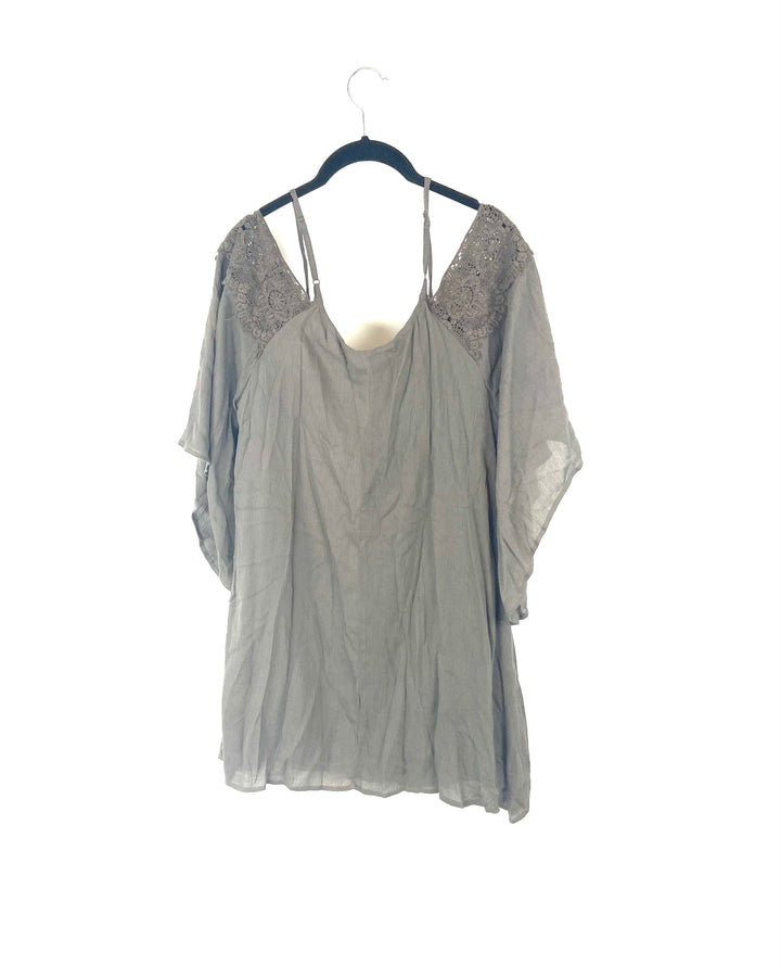 Olive Green Cut Out Tunic - Small