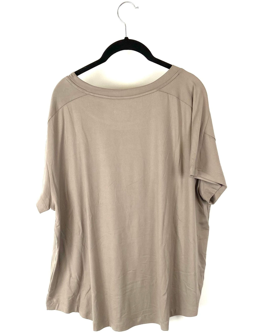 Light Brown Short Sleeve Shirt - Small, 1X