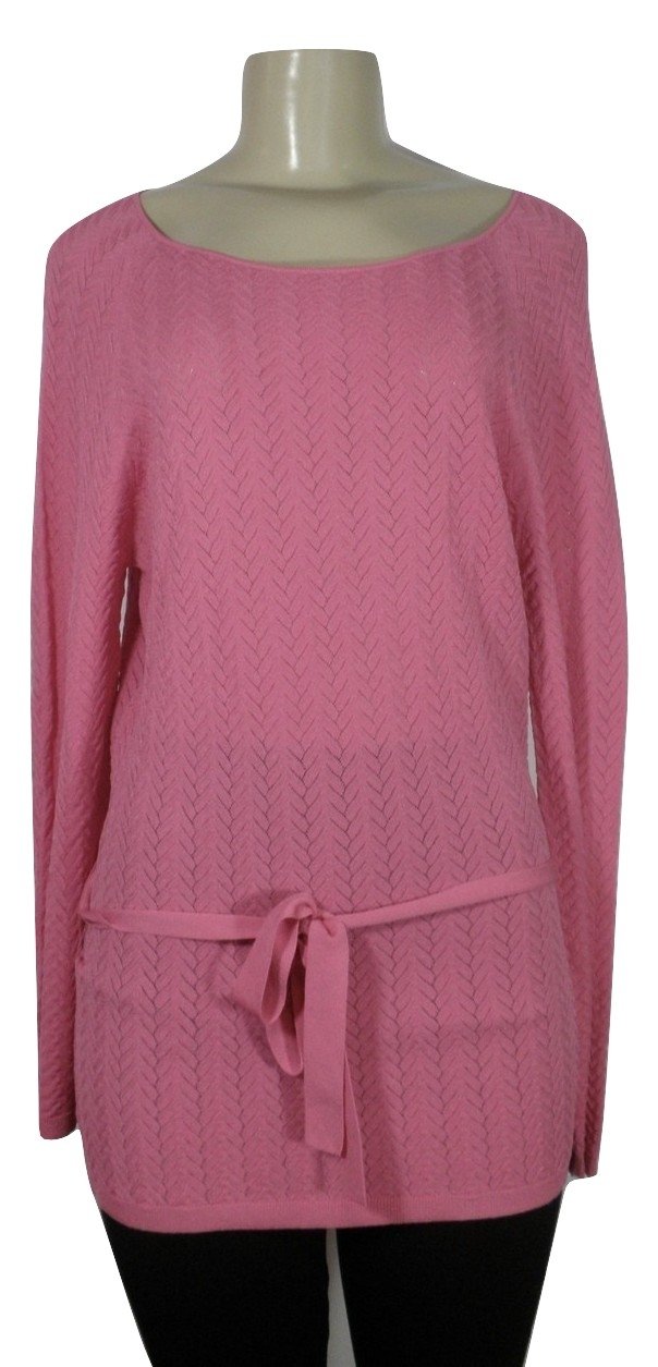 Lafayette 148 Pink Tie Waste Top - Size Medium - Donated From The Designer - The Fashion Foundation