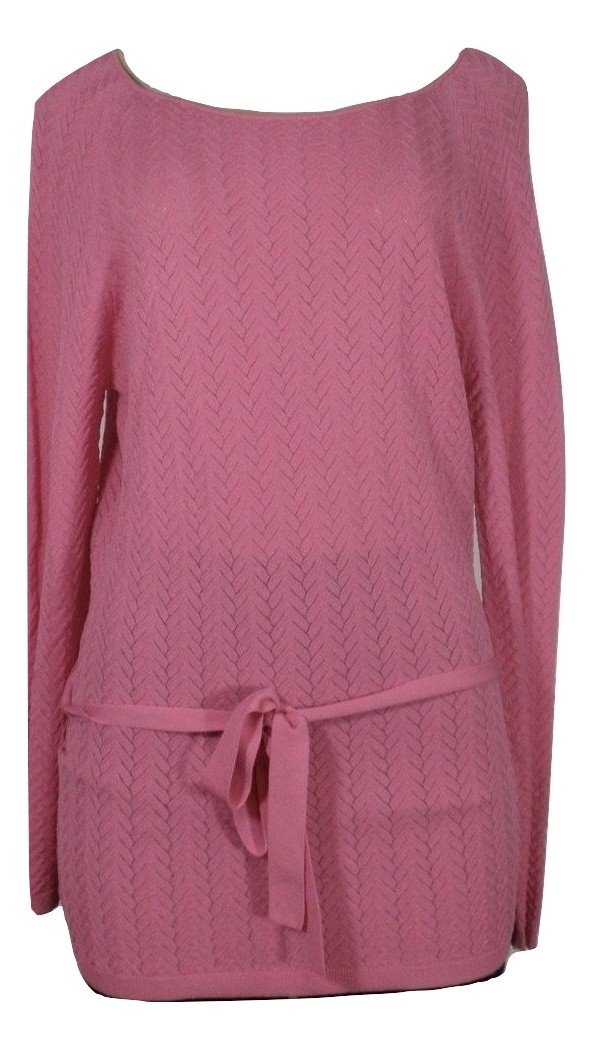 Lafayette 148 Pink Tie Waste Top - Size Medium - Donated From The Designer - The Fashion Foundation