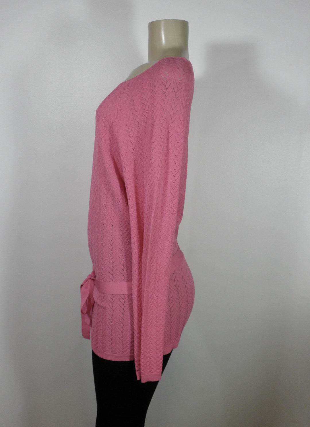 Lafayette 148 Pink Tie Waste Top - Size Medium - Donated From The Designer - The Fashion Foundation