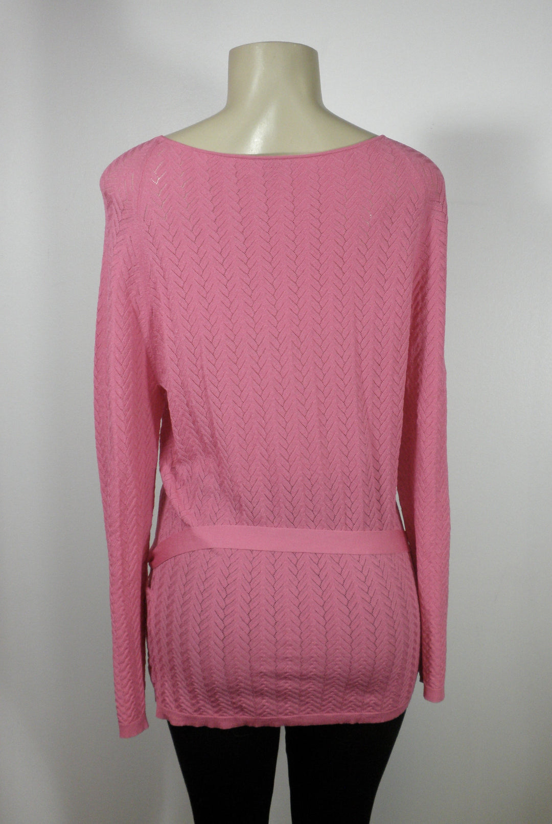 Lafayette 148 Pink Tie Waste Top - Size Medium - Donated From The Designer - The Fashion Foundation