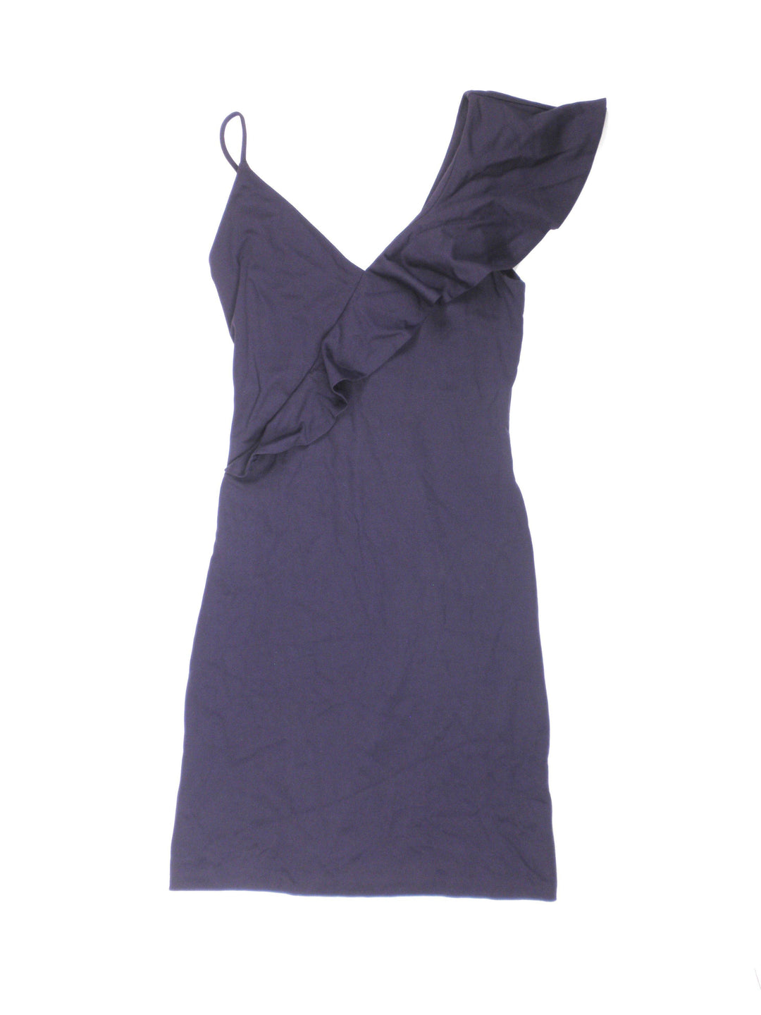 Amanda Uprichard Purple Ruffled Dress- Small - The Fashion Foundation - {{ discount designer}}