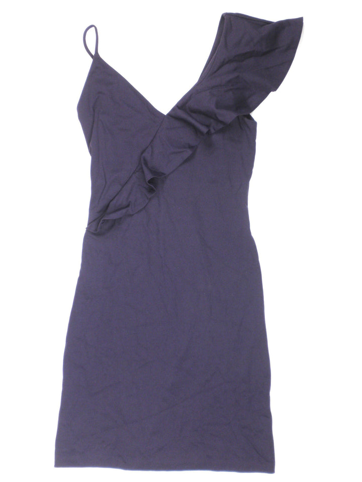 Amanda Uprichard Purple Ruffled Dress- Small - The Fashion Foundation - {{ discount designer}}